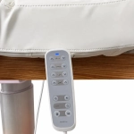 Elektrische SPA-Liege Silverfox LIPS PLUS E4 – mit Heizfunktion, teak/weiß
