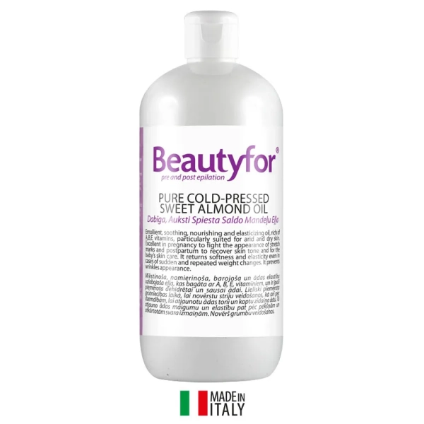 Beautyfor Reines kaltgepresstes Süßmandelöl 500 ml